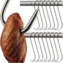 Savustuskoukut 15 kpl | Ruostumaton teräs | KAMINER