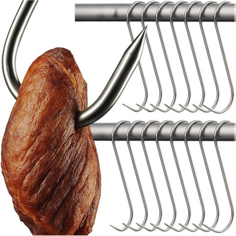 Savustuskoukut 15 kpl | Ruostumaton teräs | KAMINER