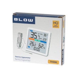 BLOW TH306 Lämpö- ja kosteusmittari | Ulkoanturilla ja LCD-näytöllä