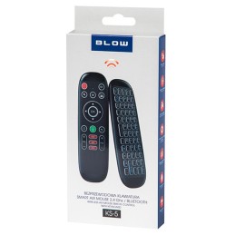Langaton Näppäimistö ja Air Mouse | Taustavalaistu Smart TV -kaukosäädin