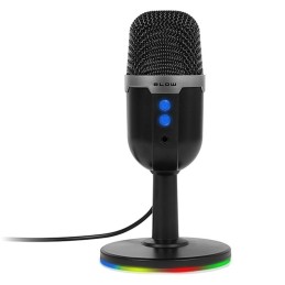 RGB Pelimikrofoni | ENC-taustamelun vaimennus | 1,6 m kaapeli | USB