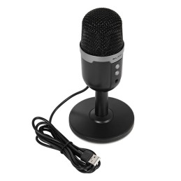 RGB Pelimikrofoni | ENC-taustamelun vaimennus | 1,6 m kaapeli | USB