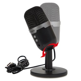 RGB Pelimikrofoni | ENC-taustamelun vaimennus | 1,6 m kaapeli | USB