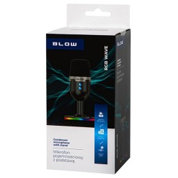 RGB Pelimikrofoni | ENC-taustamelun vaimennus | 1,6 m kaapeli | USB