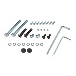 Kahden näytön kaasujousivarsi 10"–32" | VESA | PIVOT | Musta