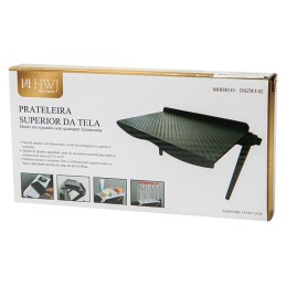 lisähylly digiboksille | Säädettävä teline | Musta 19.5x11.5cm