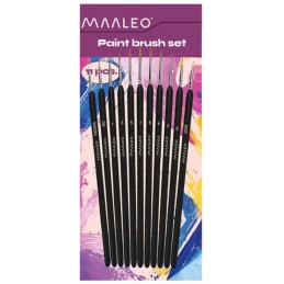 Sivellinsarja ja Teline 11 kpl | Nylon-siveltimet Taiteeseen