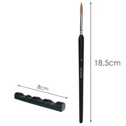 Sivellinsarja ja Teline 11 kpl | Nylon-siveltimet Taiteeseen