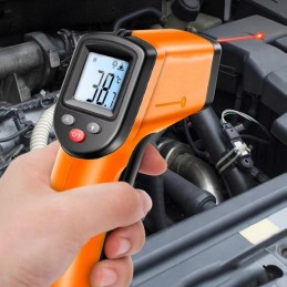 Infrapunalämpömittari Laserilla -50°C...+550°C | LCD