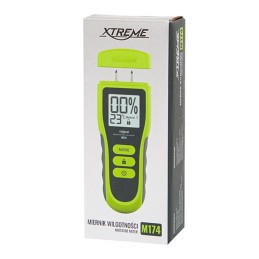 Kosteusmittari puulle ja rakennusmateriaaleille | LCD | Xtreme M174