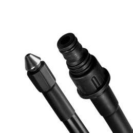 Putkien ja pintojen puhdistusletku 15 m | Neljä adapteria mukana