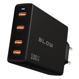 Blow GaN-pikalaturi 100W | 4x USB-C | PD & QC tuki