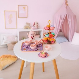 Lasten teekutsusetti matkalaukussa – kupit ja herkut