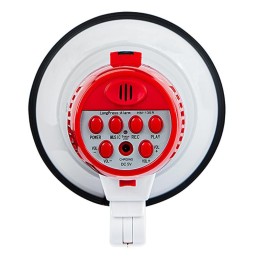 Megafoni 20W 108dB | Tallennustoiminto | Sireeni