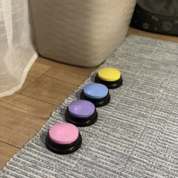 Äänityspainikkeet koiralle 4 kpl – koulutukseen