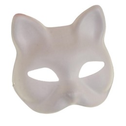 Kissanmaskit askarteluun 10 kpl | DIY-naamiot & kuminauhat