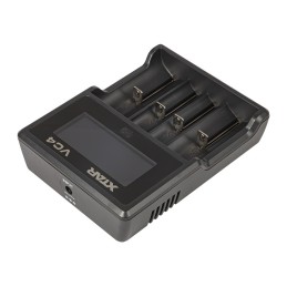 Akkulaturi XTAR VC4 | LCD-näyttö | Li-ion & Ni-MH | USB-virta