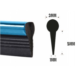 Sininen Auton Sisätilojen Koristelista 5 m | Helppo asennus rakoihin