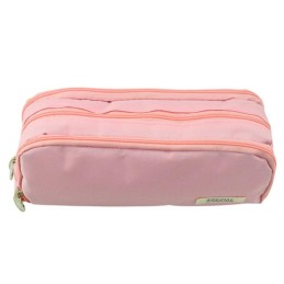 Tilava Vaaleanpunainen Penaali | 2 Lokeroa & Etutasku