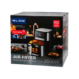 Airfryer XL 8L | 2500W | Dual Heater | 8 Ohjelmaa