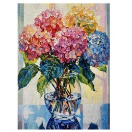 Timanttimaalaussetti 5D Kukkakimppu | Luova 30x40 cm mosaiikki