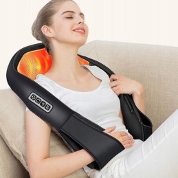 Shiatsu Niskahierontalaite Lämpötoiminnolla | Hierontatyyny PRO+
