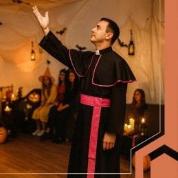 Piispan asu XL/XXL | Papin naamiaisasu & liturginen vyö