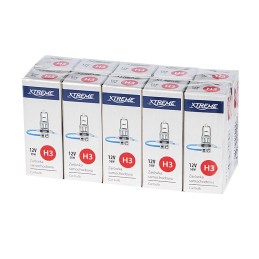 H3-autopolttimo 12V 55W Xtreme | Sumuvalopolttimo | 10 kpl pakkaus