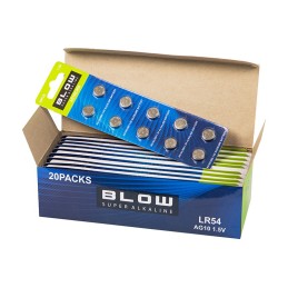 Alkaliparisto LR54 BLOW | L1130 AG10 | 1.5V | 83mAh | 200 kpl