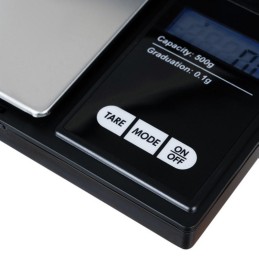 Digitaalinen Tarkkuusvaaka 0,1g–500g | Taskuvaaka LCD