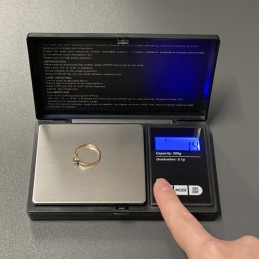 Digitaalinen Tarkkuusvaaka 0,1g–500g | Taskuvaaka LCD