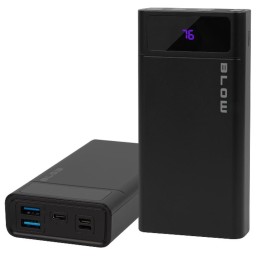 Virtapankki 20000mAh QC 20W Lightning, musta