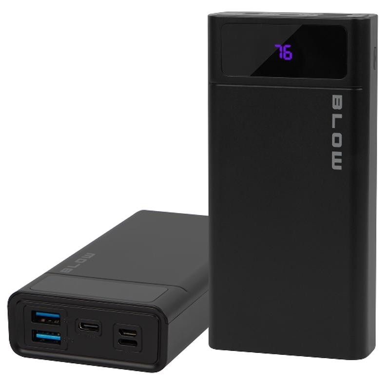 Powerbank 20000 mAh | 22.5W | QC 3.0 & PD | Kolme lähtöä