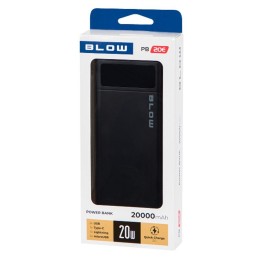 Powerbank 20000 mAh | 22.5W | QC 3.0 & PD | Kolme lähtöä