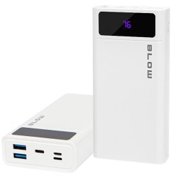 Virtapankki 20000mAh QC 20W Lightning, valkoinen