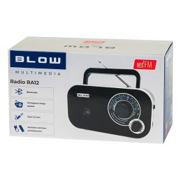 Retro-radio BLOW RA12 | Bluetooth | USB | SD | Akku & Verkkovirta