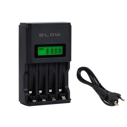 Älykäs akkulaturi LCD-näytöllä | AA ja AAA | Ni-MH ja Ni-Cd