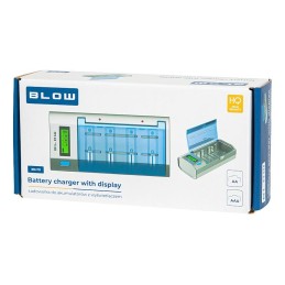 Monitoiminen akkulaturi LCD-näytöllä | AA, AAA, C, D ja 9V akuille