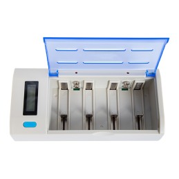 Universaali akkulaturi LCD | AA, AAA, C, D, 9V | Ni-MH & Ni-Cd