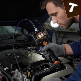 Full HD tarkastuskamera | 5 m jäykkä kaapeli ja 8 LEDiä