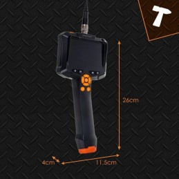 Full HD tarkastuskamera | 5 m jäykkä kaapeli ja 8 LEDiä