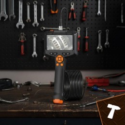 Full HD tarkastuskamera | 5 m jäykkä kaapeli ja 8 LEDiä