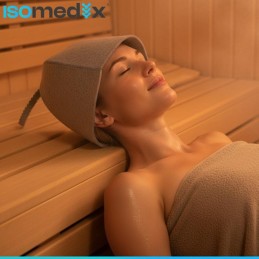 Saunahattu | 100 % Huopaa, Harmaa Unisex-malli