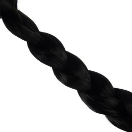 Musta Lettiperuukki 55 cm | Valmiit Letit & Verkko