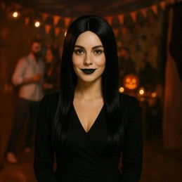 Musta Lettiperuukki 55 cm | Valmiit Letit & Verkko