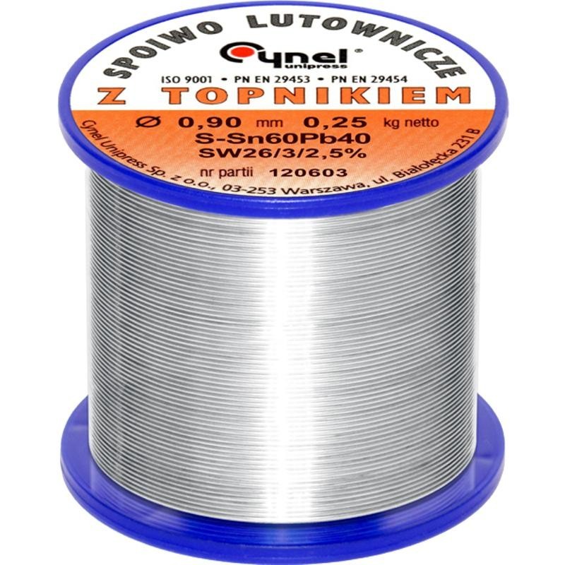 Juotostina Cynel 0,90mm 250g | LC60-SW26 | S-Sn60Pb40