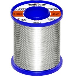 Juotostina CYNEL Sn60Pb40 1,00 mm | 1 kg rulla | Ammattilaistason laatu