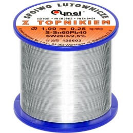 Juotostina Cynel 1,00mm 250g | LC60-SW26 | S-Sn60Pb40