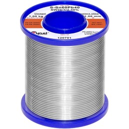 Juotostina CYNEL Sn60Pb40 1,50 mm | 1 kg rulla | Ammattilaistason laatu