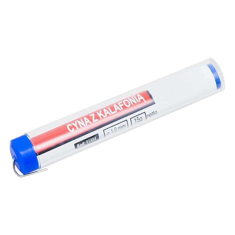 Juotostina 1,0 mm | 15 g | Sn60Pb40 | Elektroniikkajuotos